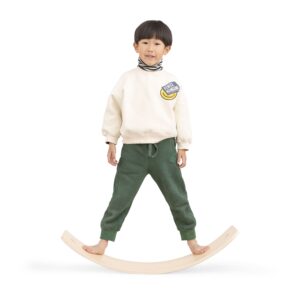44600 WOODEN BALANCING BOARD