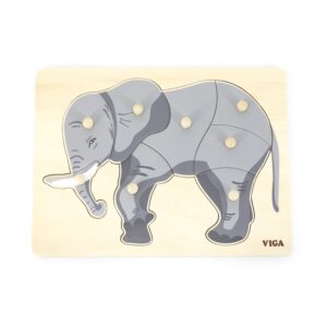 44601 MONTESSORI PUZZLE ELEPHANT