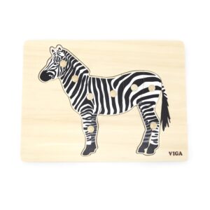 44603 MONTESSORI PUZZLE - ZEBRA