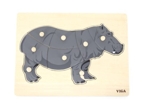 44604 MONTESSORI PUZZLE – HIPPO