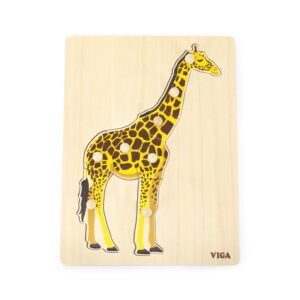 44605 MONTESSORI PUZZLE - GIRAFFE