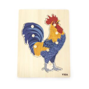 44610 MONTESSORI PUZZLE - ROOSTER