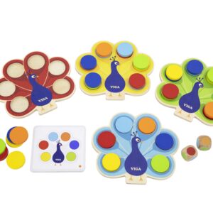 44660 PEACOCK COLOR MATCHING GAME