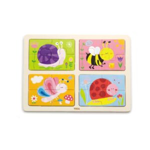 50189 PUZZLE 4 IN 1 - INSECTS