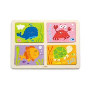 50190 - 4 PUZZLE IN 1 - SEA
