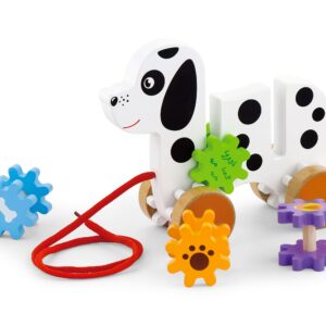 50977 - PULL ALONG DOG WITH GEARS