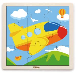 51447 PUZZLE 9 PCS - PLANE