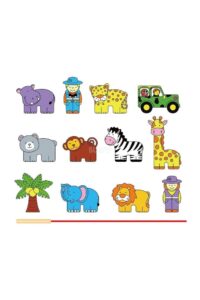 Lacing Blocks Zoo-Viga 59549