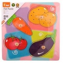 59514 WOODEN FLAT PUZZLE – VEGETABLES