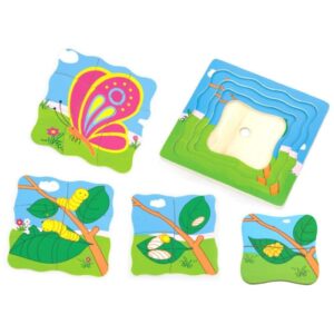 59517 GROW UP PUZZLE BUTTERFLY