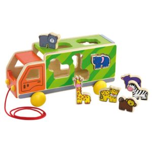 50344 - PULL ALONG ANIMAL TRUCK