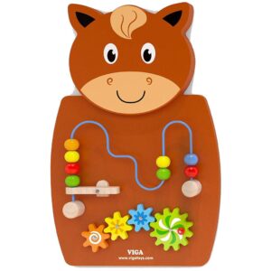 50678 - WALL TOY - WIRE BEADS & GEARS