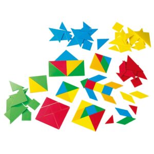 #1043 PLASTIC TANGRAM 105 PCS