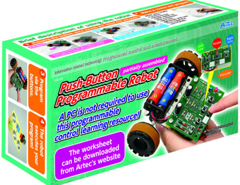 198183 PUSH BUTTON PROGRAMMABLE ROBOT